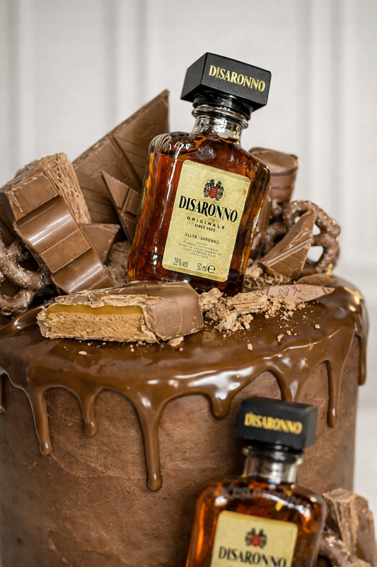Chocolate Amaretto Martini Celebration Cake