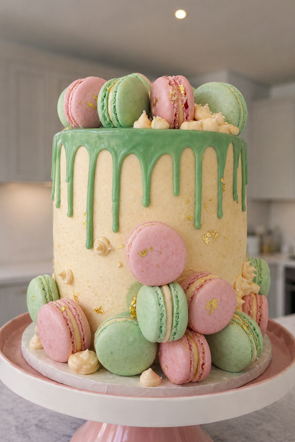 Luxury Macaron Celebration Cake