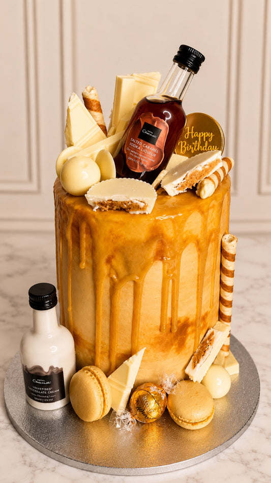 Salted Caramel Celebration Cake