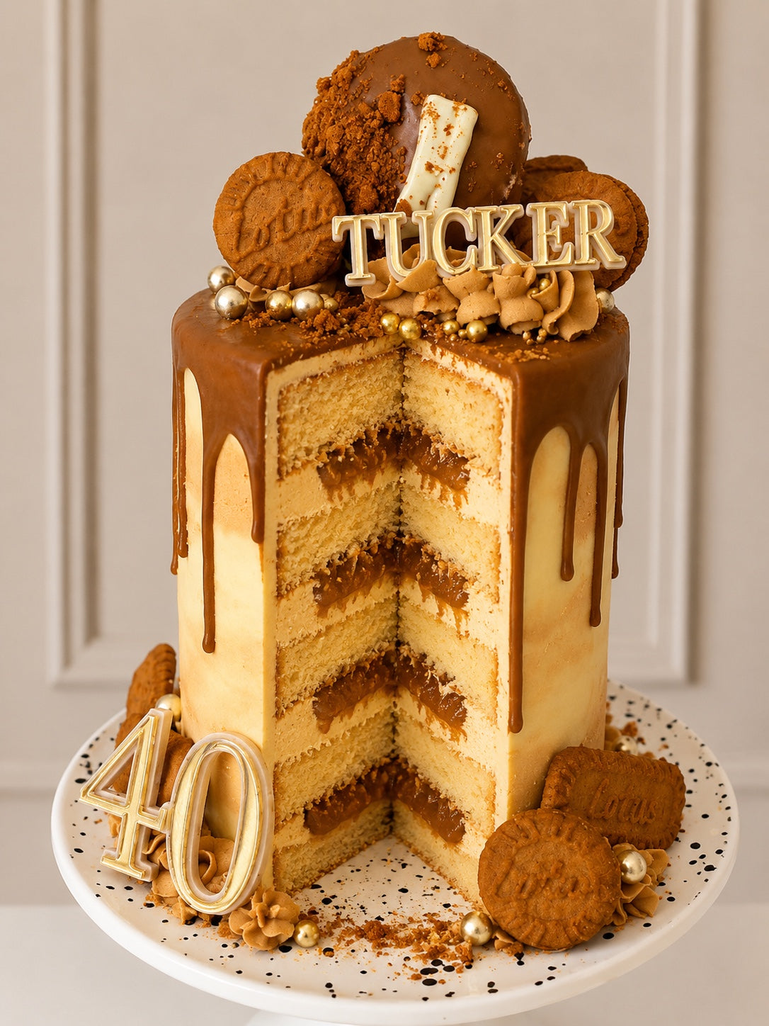Biscoff Celebration Cake