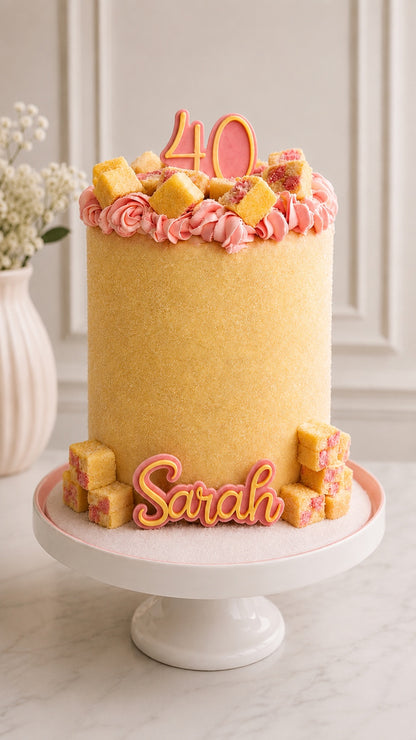 Battenberg Celebration Cake