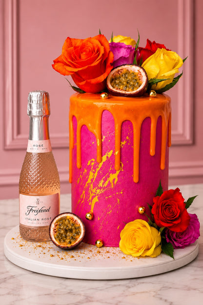 Porn Star Martini Celebration Cake