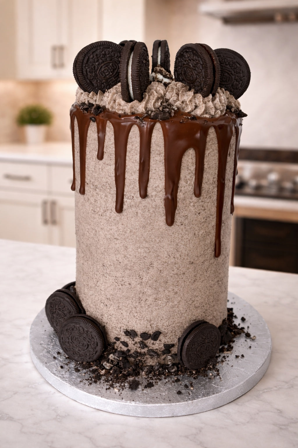 Cookies & Cream Oreo Celebration Cake