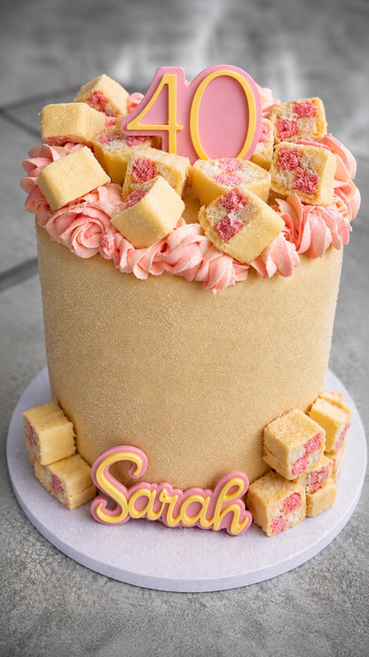 Battenberg Celebration Cake