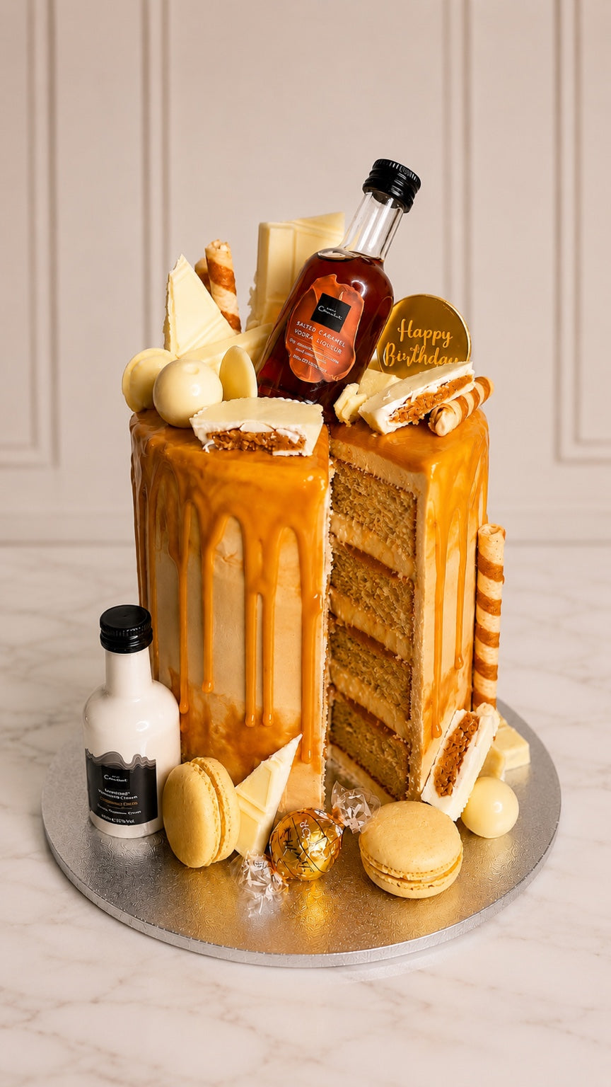 Salted Caramel Celebration Cake