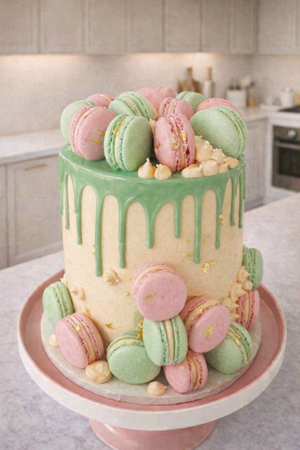 Luxury Macaron Celebration Cake