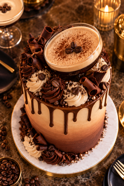 Espresso Martini Celebration Cake