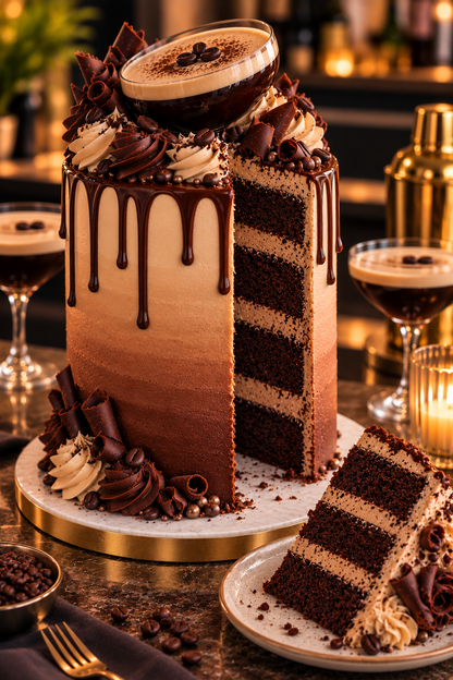 Espresso Martini Celebration Cake