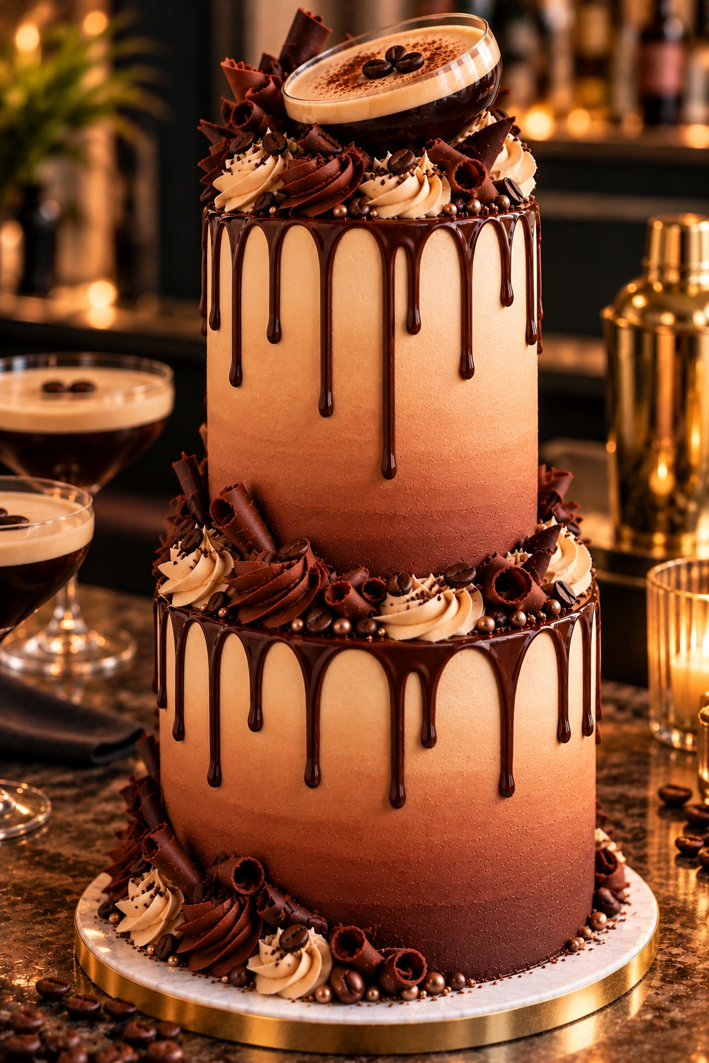 Espresso Martini Celebration Cake