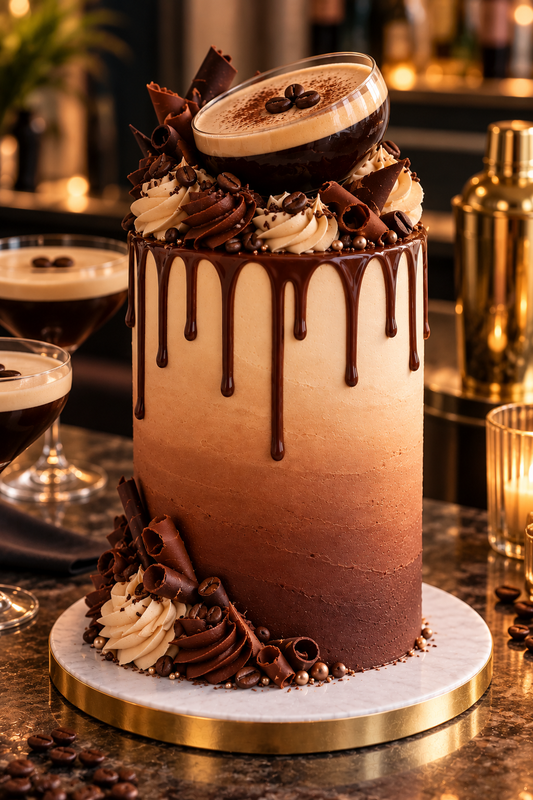 Espresso Martini Celebration Cake