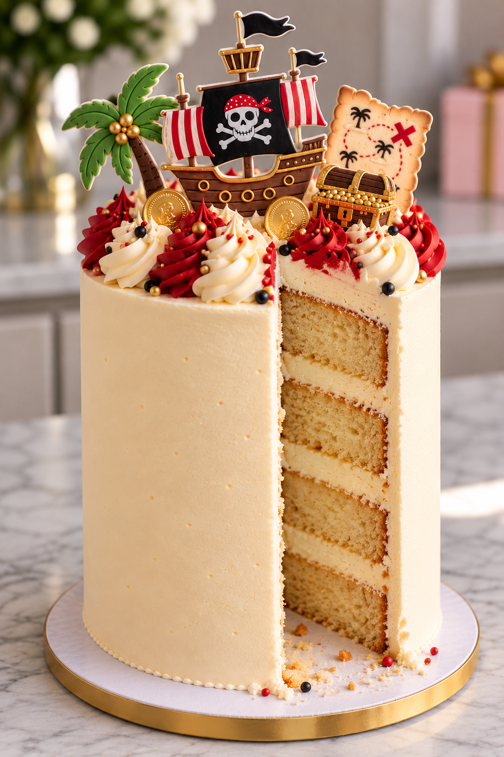 Pirate Party Cake