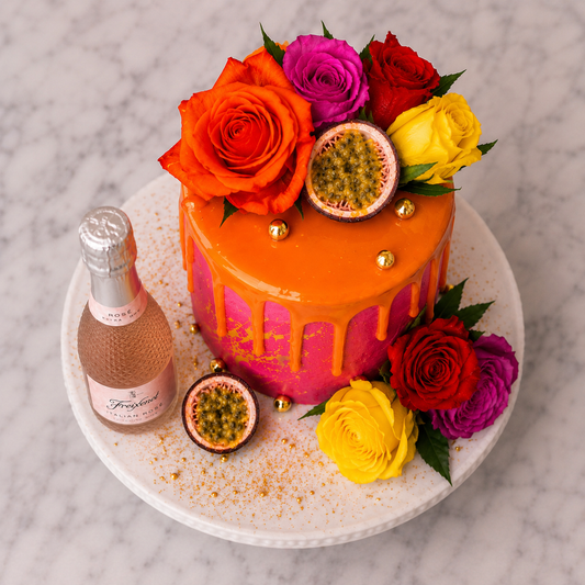 Porn Star Martini Celebration Cake
