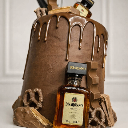 Chocolate Amaretto Martini Celebration Cake